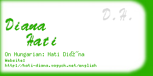 diana hati business card